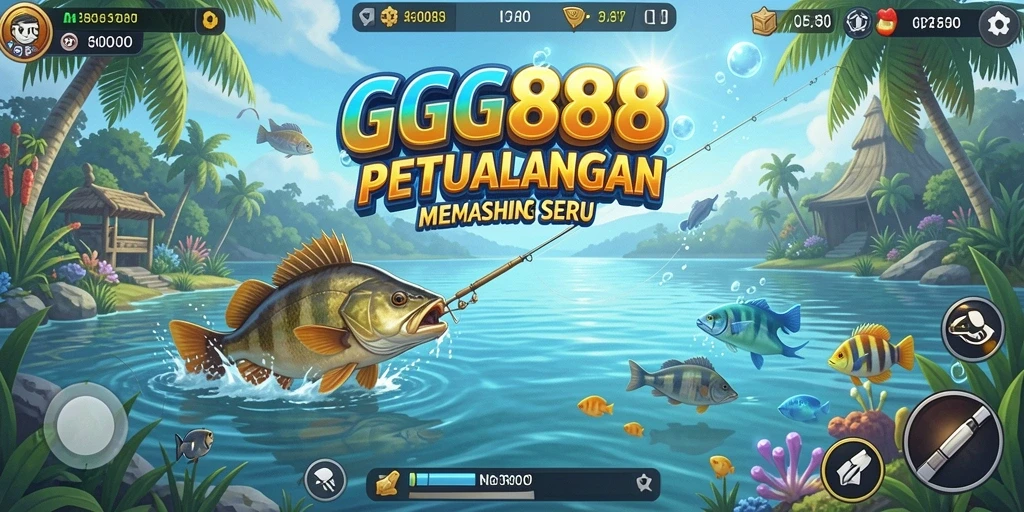 Gameplay GGG888 menampilkan pengalaman memancing yang menyenangkan dan mendebarkan.