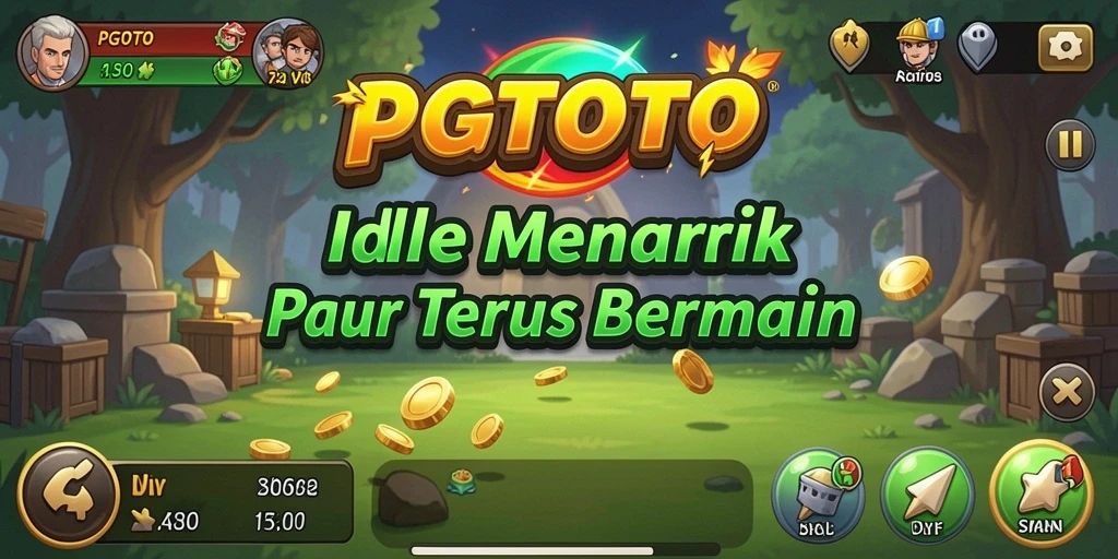Tampilan gameplay PGTOTO dengan elemen Idle yang menarik.