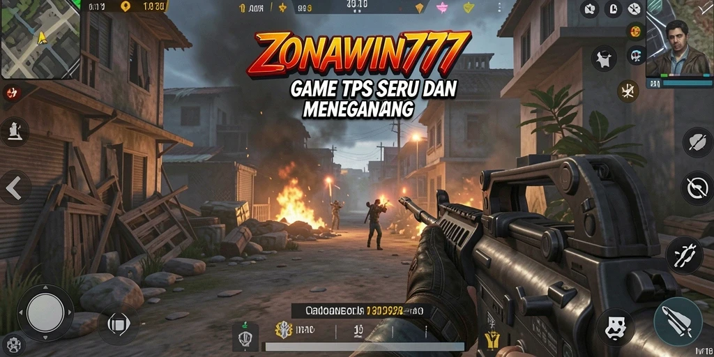 Gameplay intens dalam ZONAWIN777 dengan pertempuran seru.